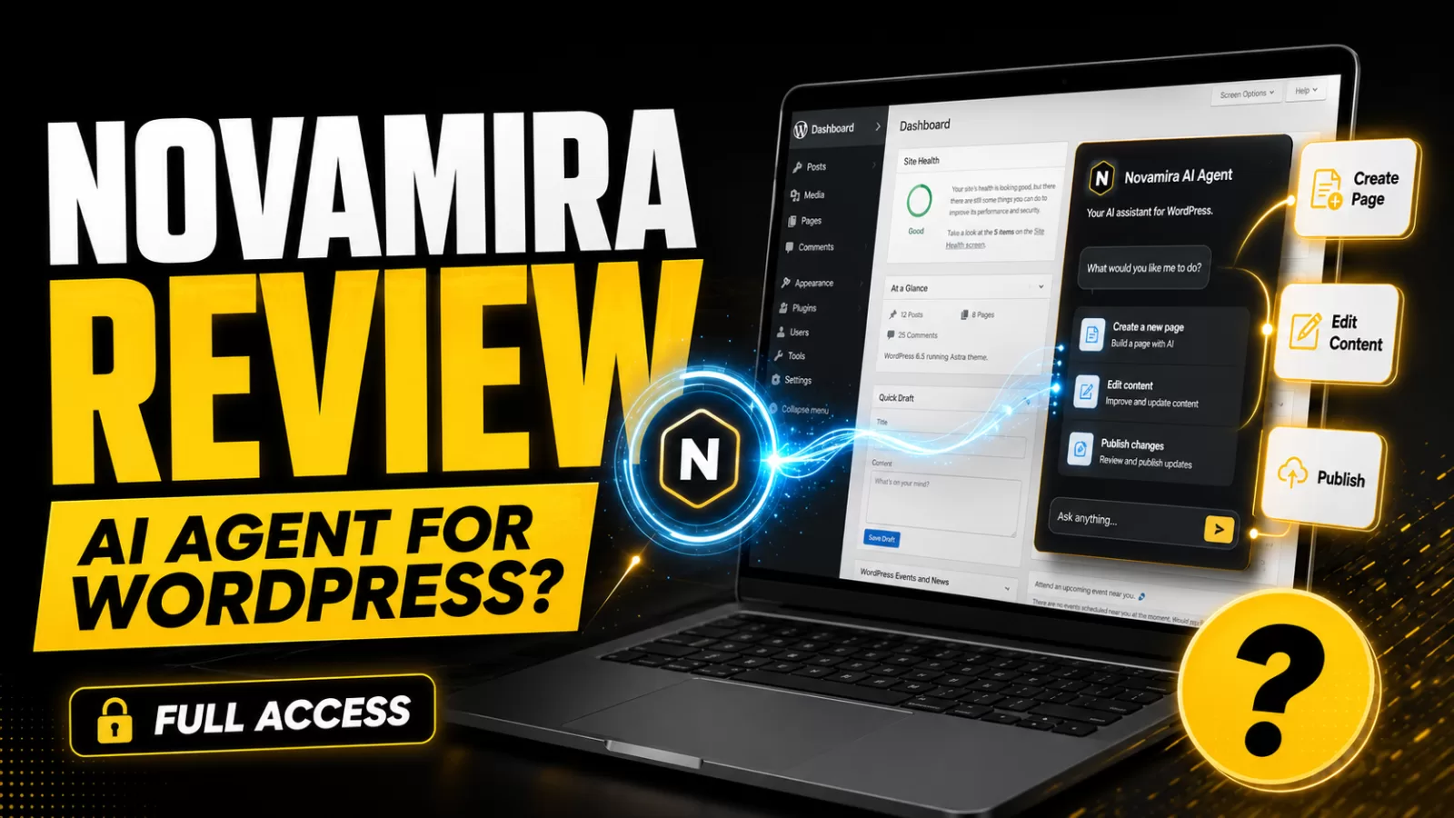 Novamira AI Review 2026: WordPress MCP Server That Lets AI Build Your Site